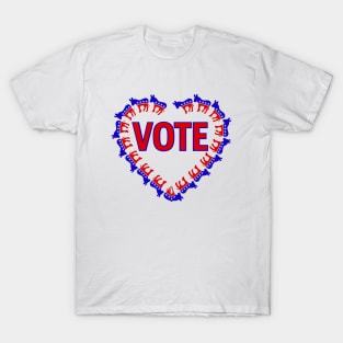 vote democrat donkey T-Shirt